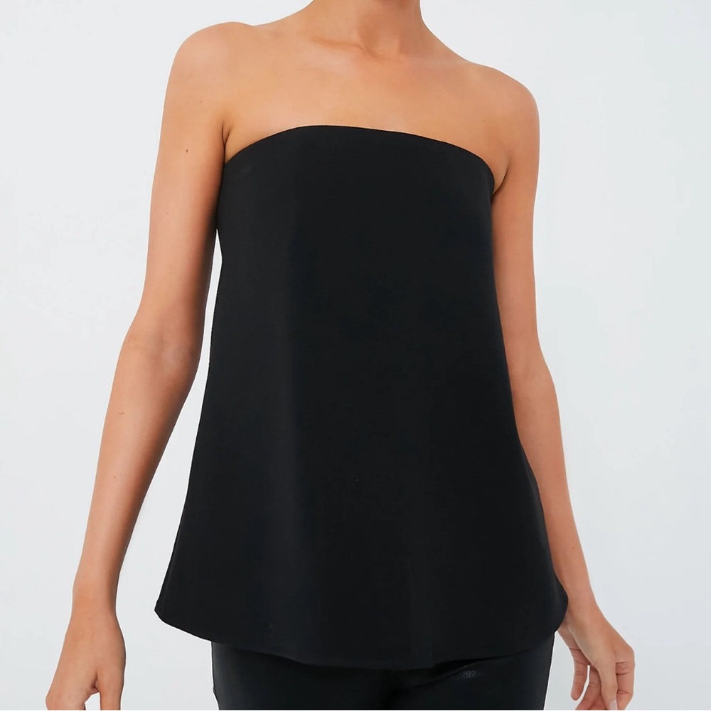 Tuckernuck Strapless Noir Crepe Marin Top